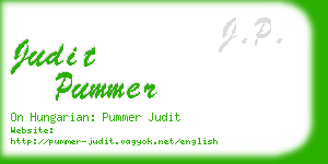 judit pummer business card